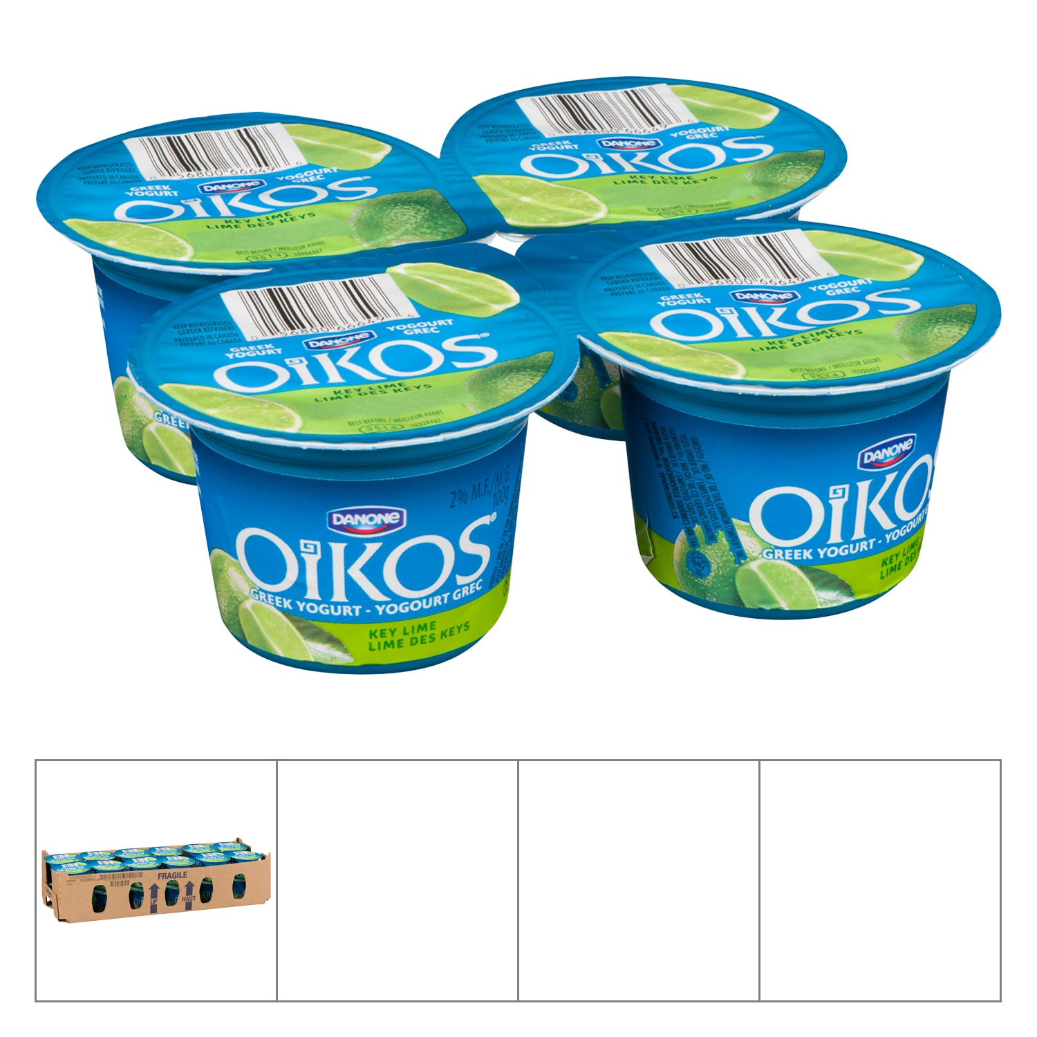 Oikos Greek Yogurt Key Lime 24x100g [$1.19/ea]