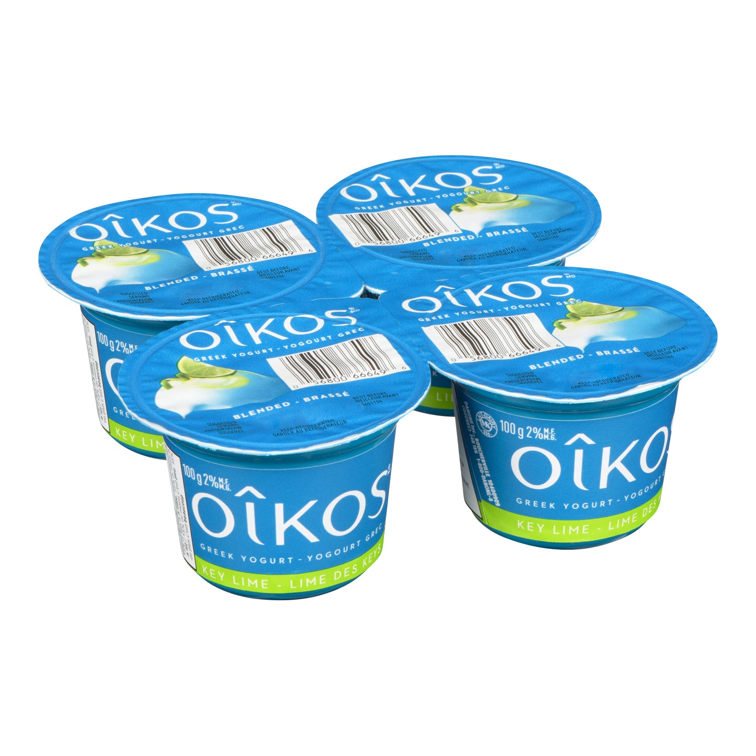 Oikos Greek Yogurt Key Lime 24x100g [$1.19/ea]