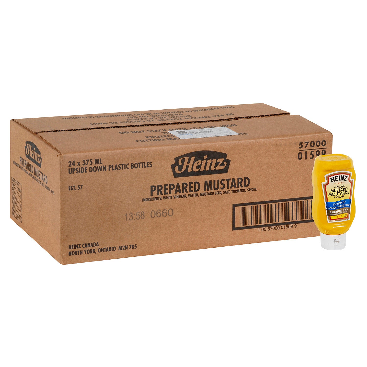 Heinz Mustard 24x675ml [$2.91/ea]