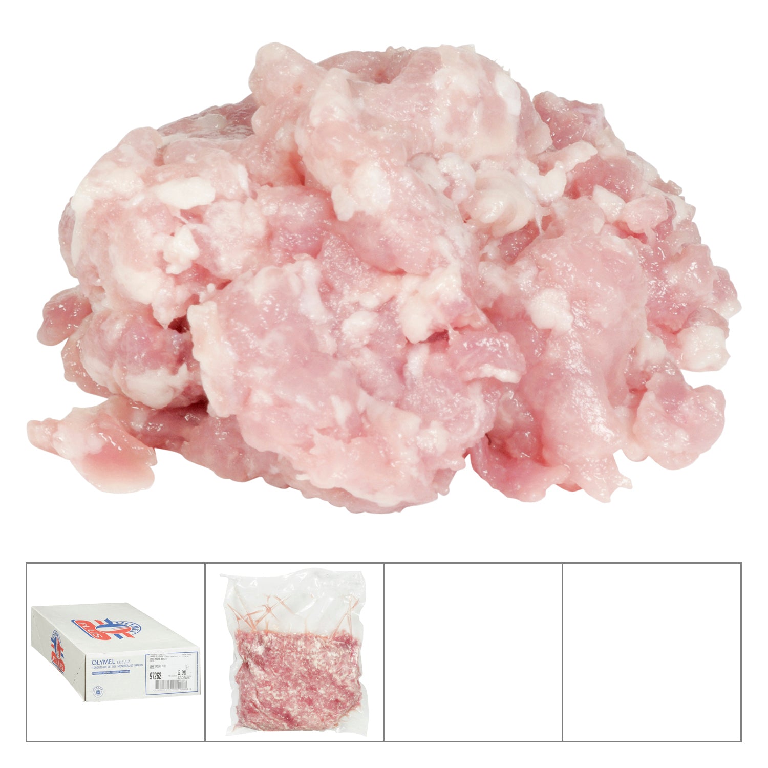 Olymel Lean Ground Pork 2x2.5kg [$8.59/kg] [$3.90/lb]