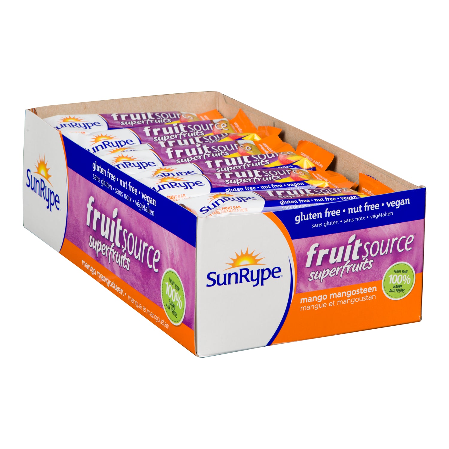 Sunrype Fruit Source 100% Fruit Bar 50x37g [$1.07/ea]