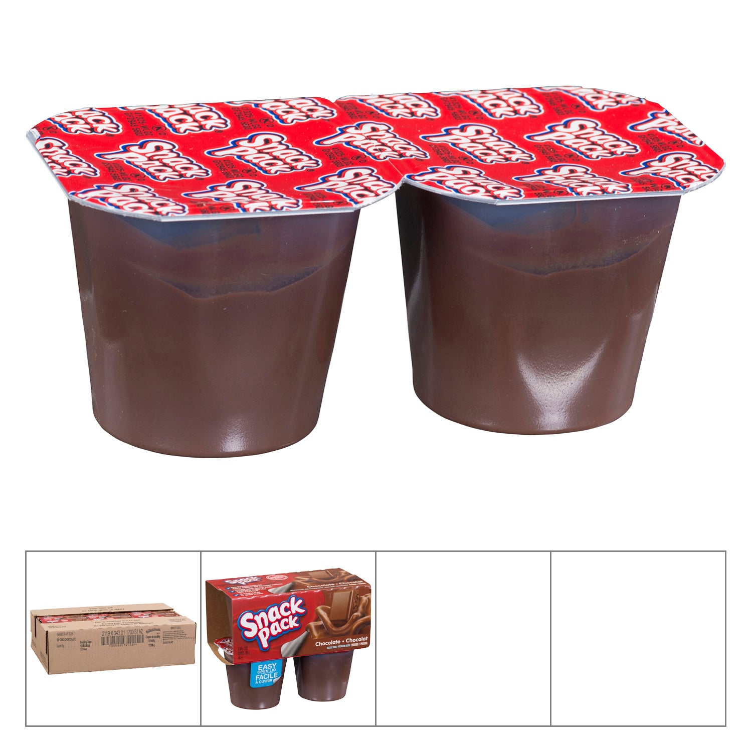Snack Pack Chocolate Pudding 48x99g [$0.77/ea]