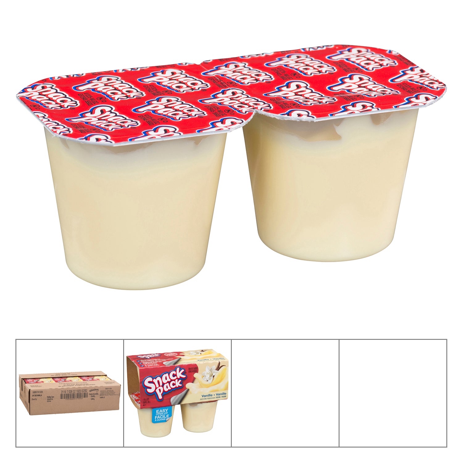 Snack Pack Vanilla Pudding 48x99g [$0.77/ea]