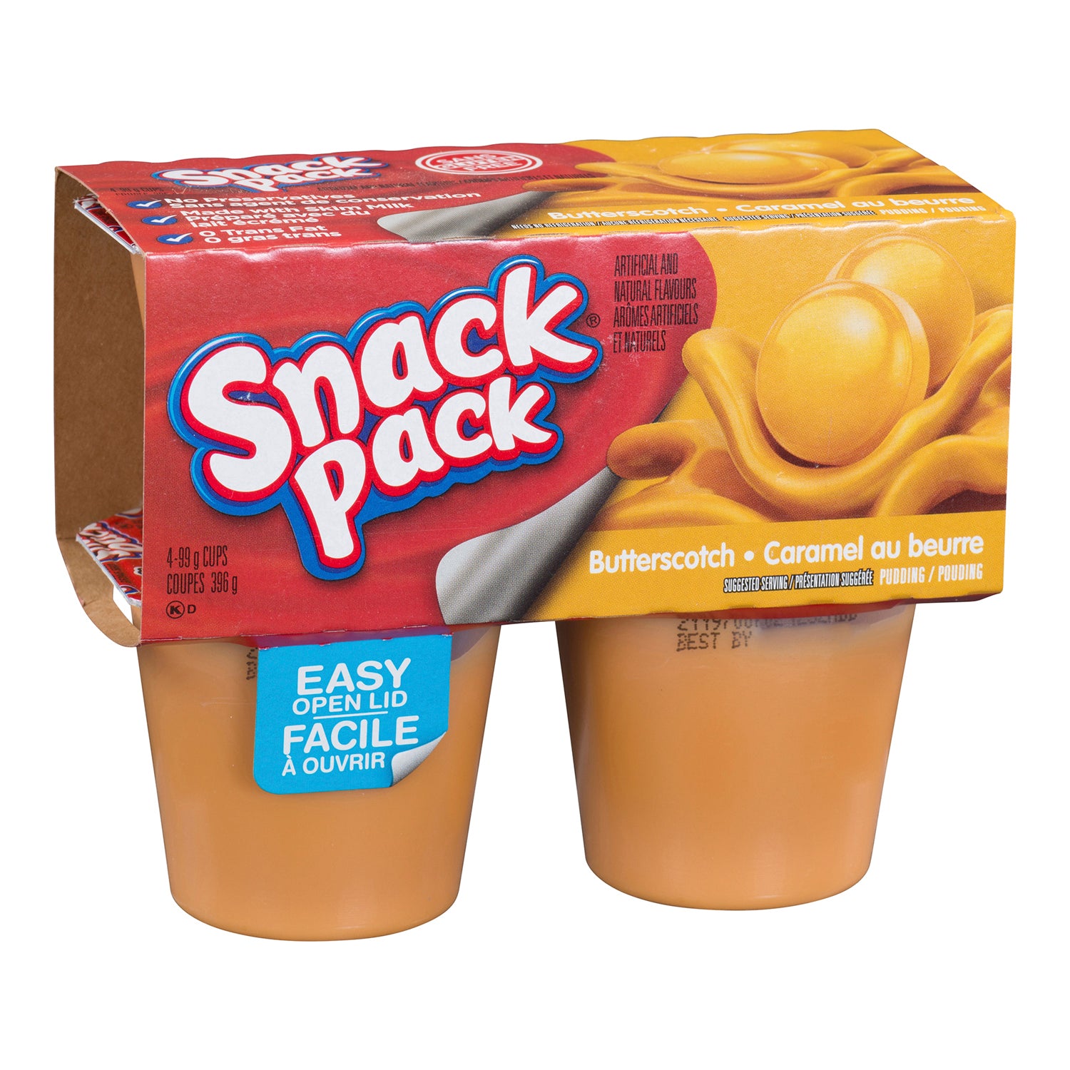 Snack Pack Butterscotch Pudding 48x99g [$0.77/ea]