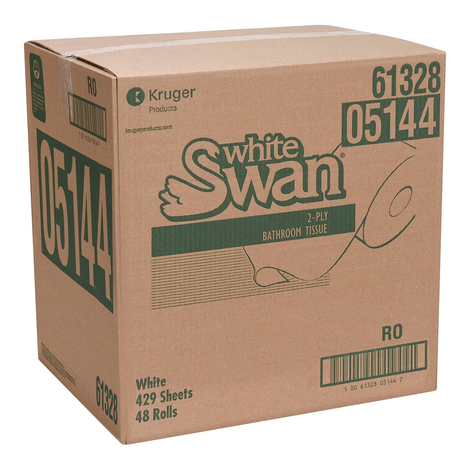 White Swan 2 Ply Bathroom Tissue 48 rolls [$0.62/ea]