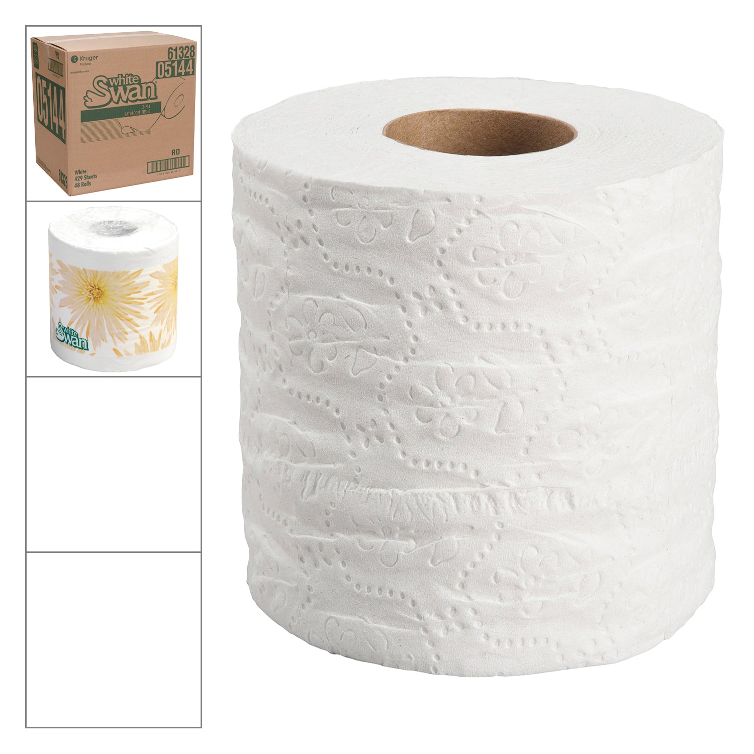 White Swan 2 Ply Bathroom Tissue 48 rolls [$0.80/ea]