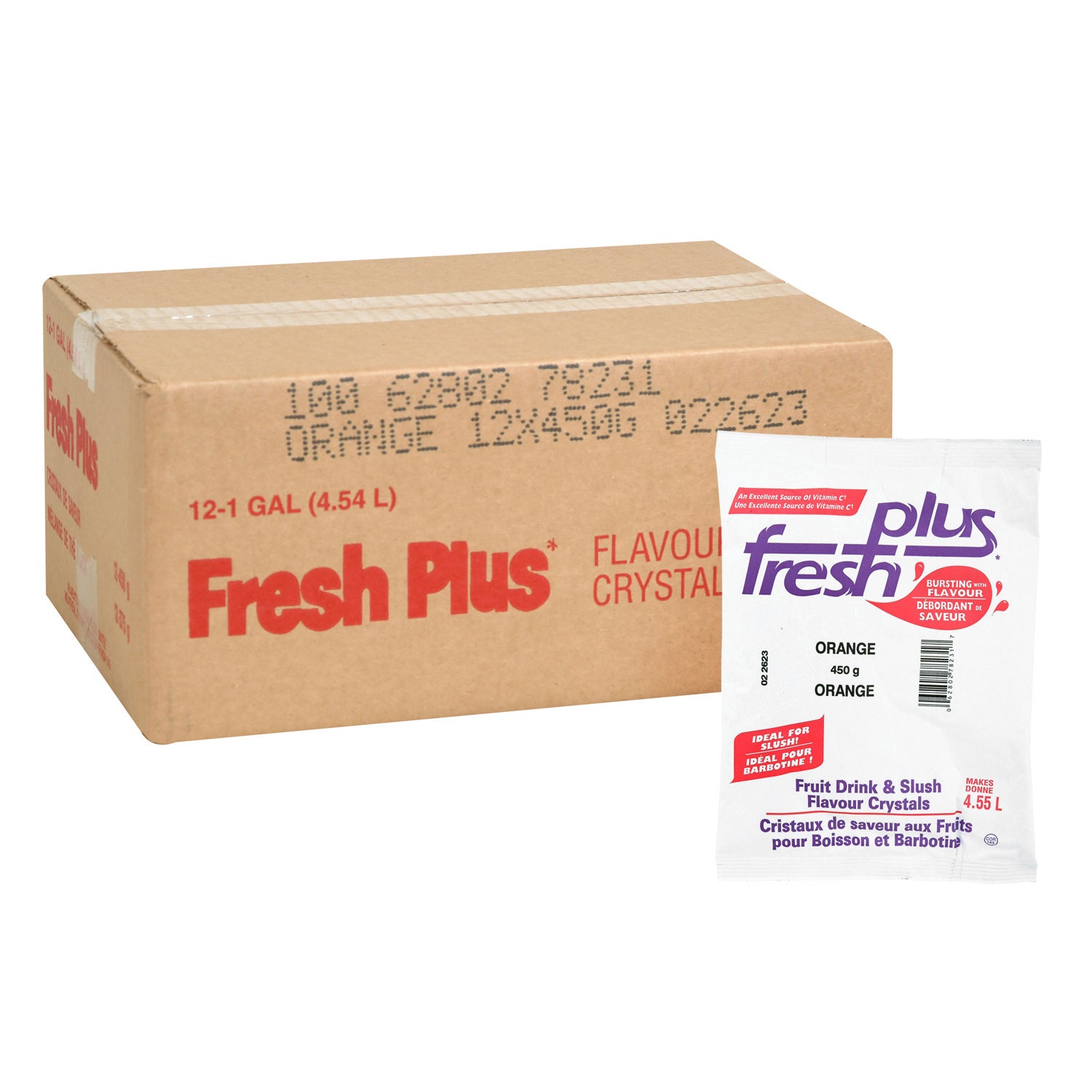 Fresh Plus Orange Flavour Drink Mix12x450g [$2.91/ea]