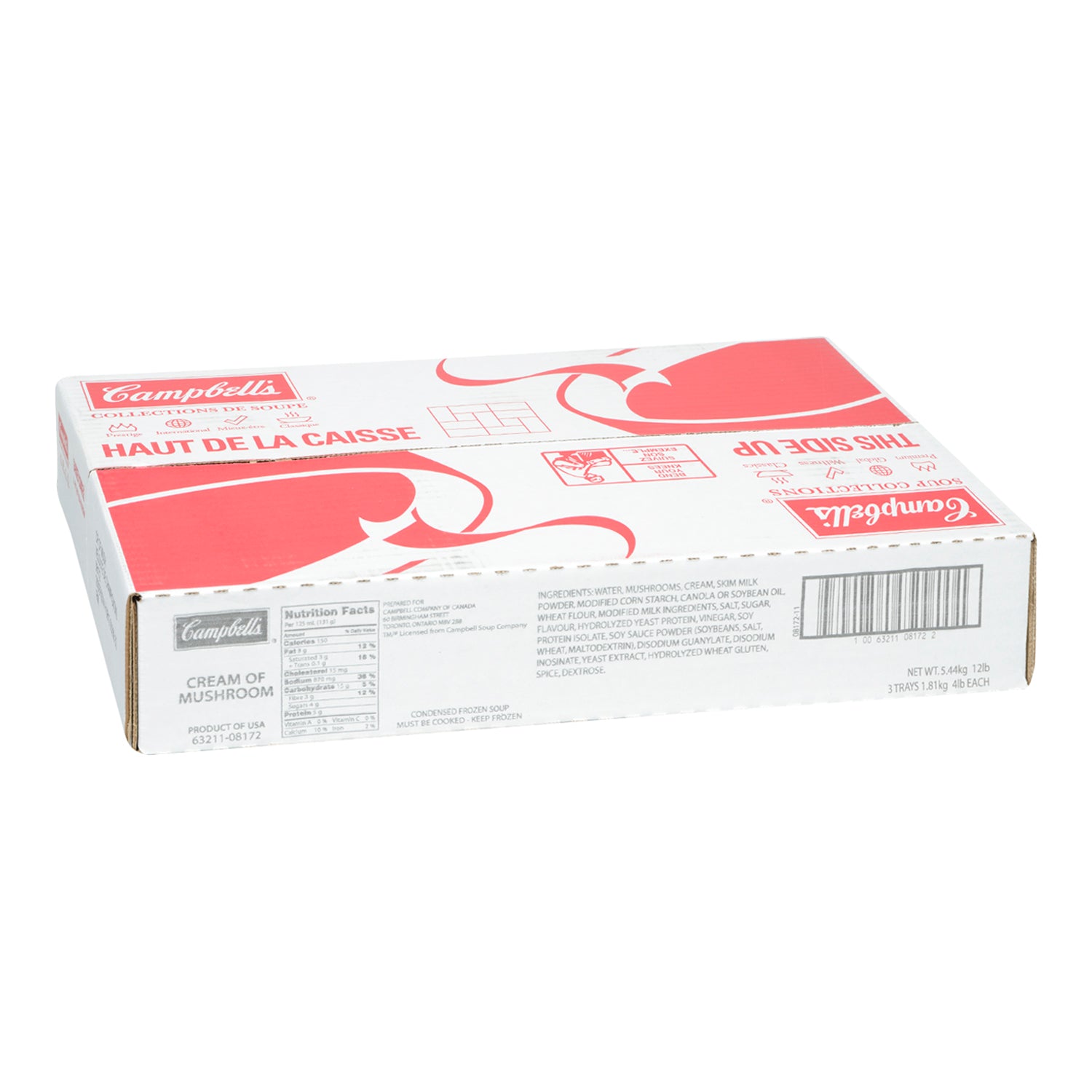 Campbell's Cream of Mushroom Soup 3x1.81kg [$0.39/serving]