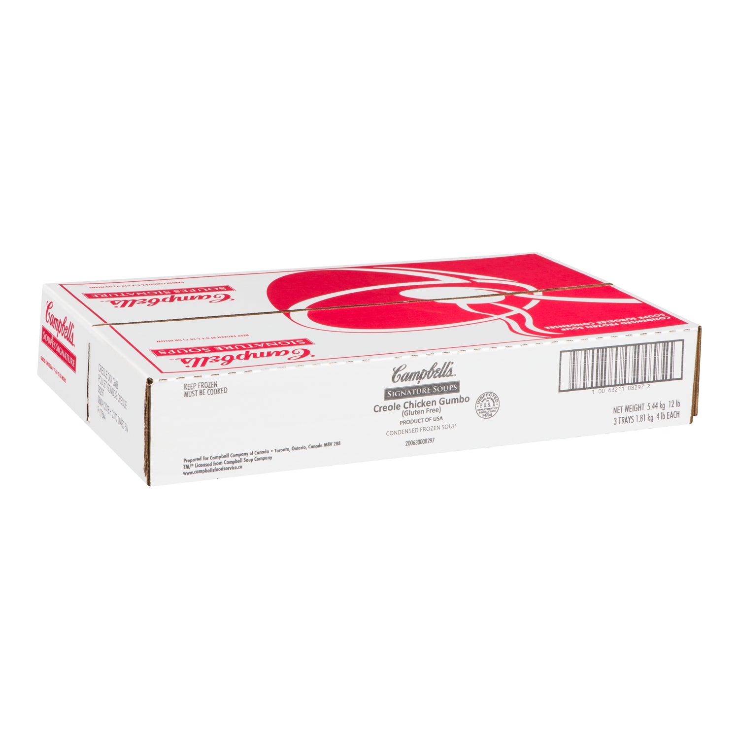 Campbell's Chicken Creole Gumbo Soup 3x1.81kg [$0.29/serving]