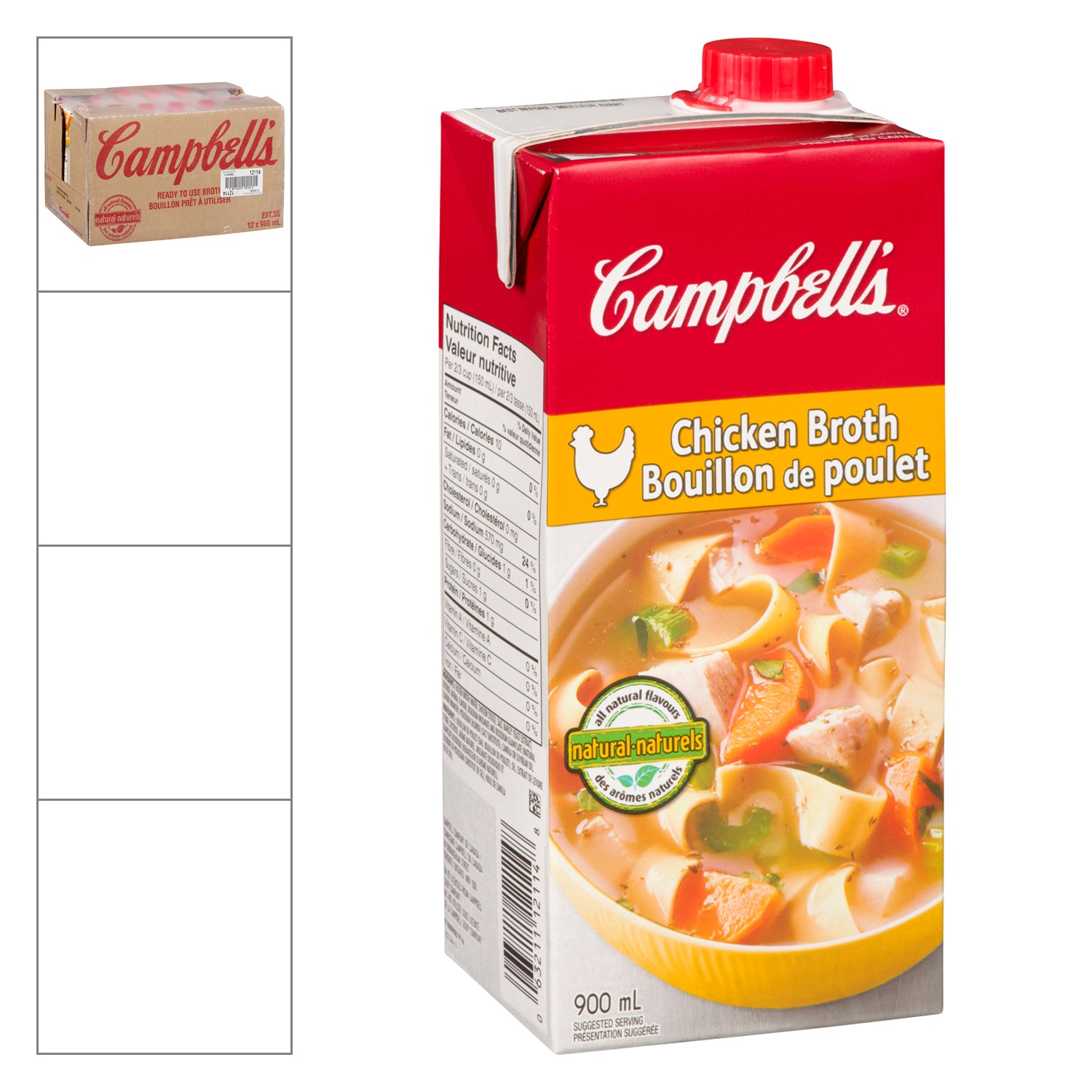 Campbell's Chicken Broth 12x900ml [$3.33/ea]