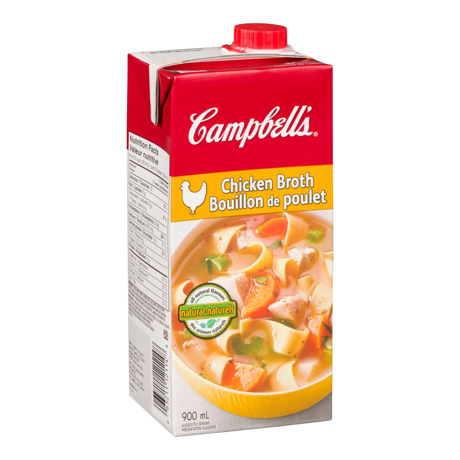 Campbell's Chicken Broth 12x900ml [$3.33/ea]