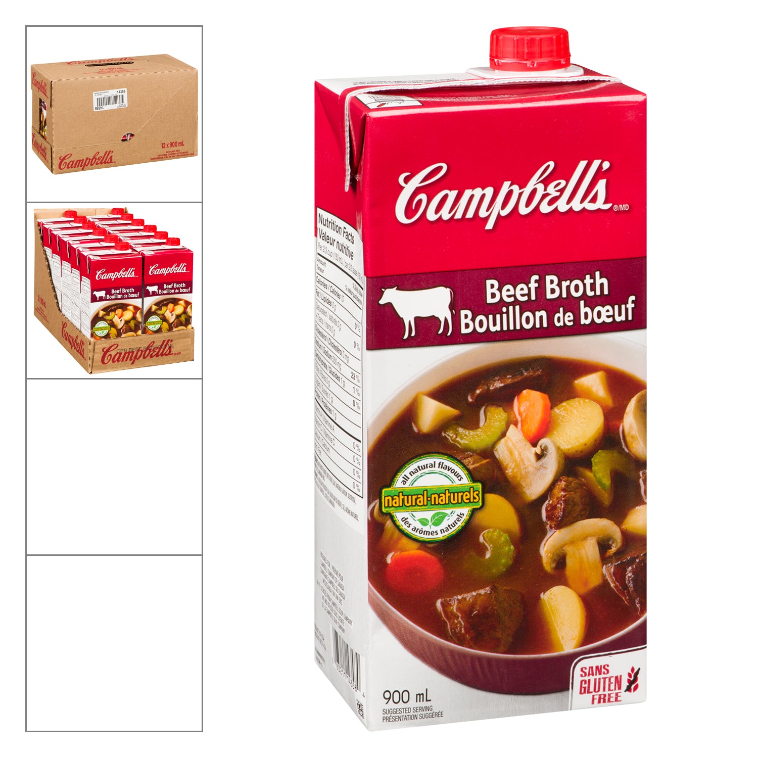 Campbell's Beef Broth 12x900ml [$3.33/ea]
