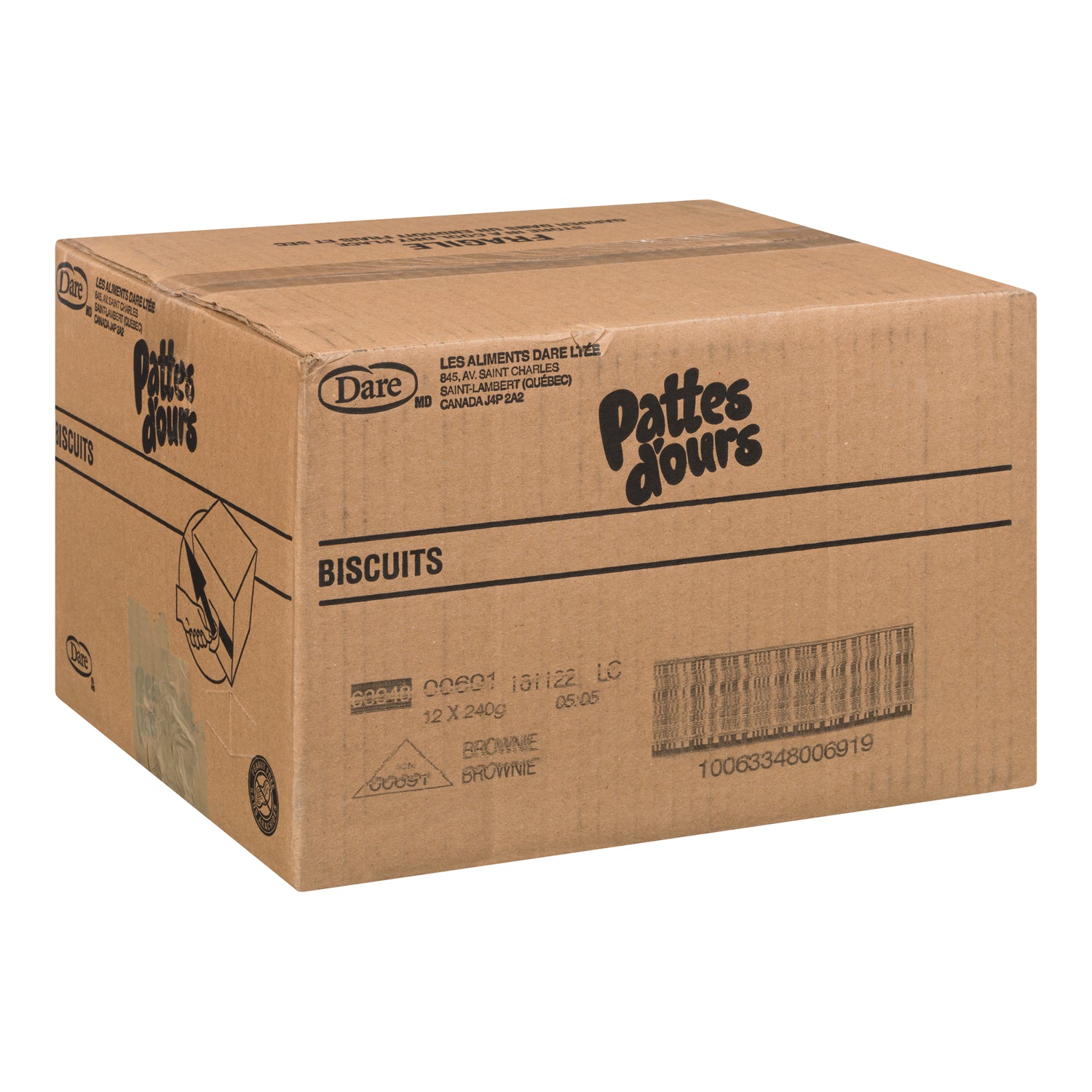 Bearpaw Brownie 12x240g [$5.33/ea]