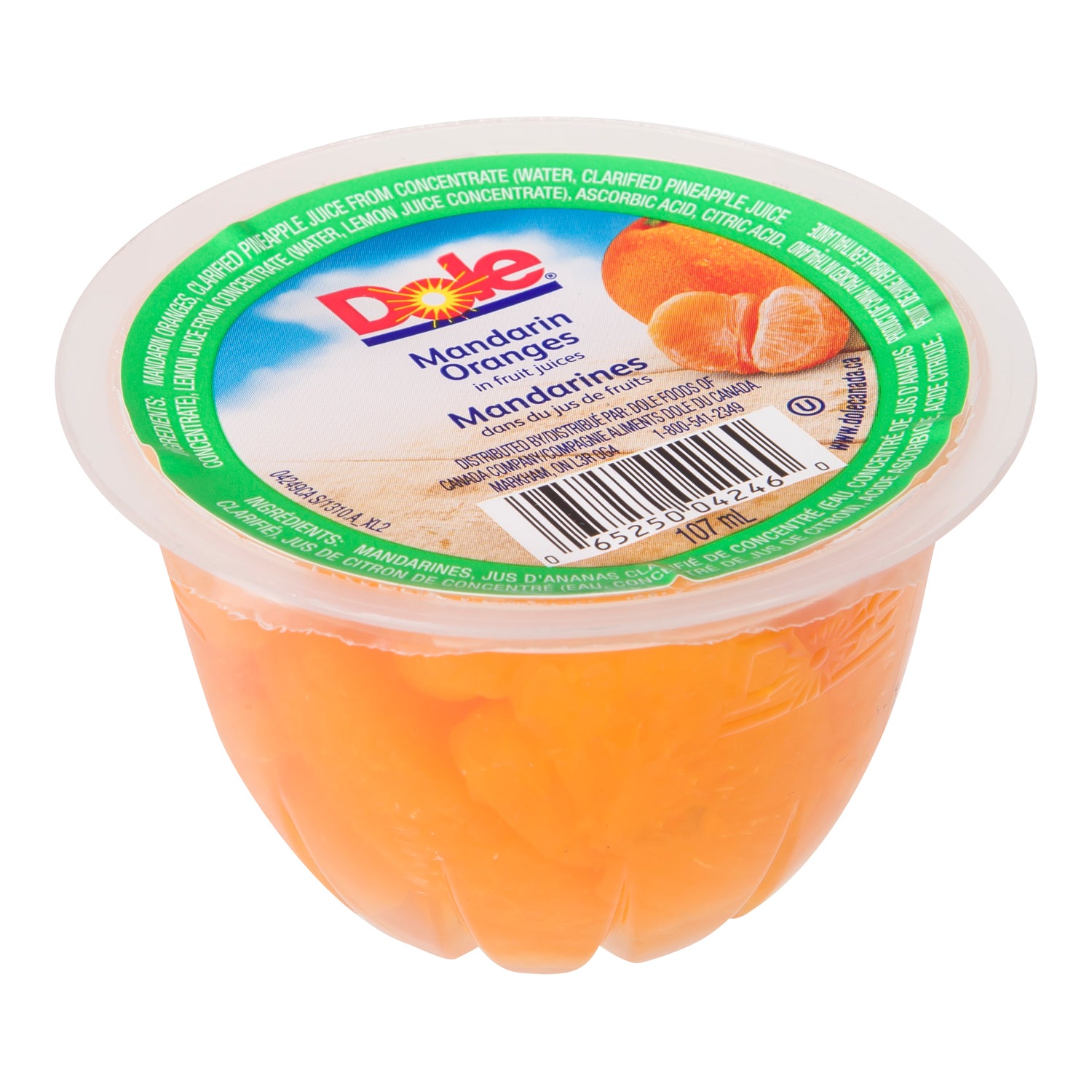 Dole Mandarin Orange Fruit Cup 36x107ml [$1.27/ea]