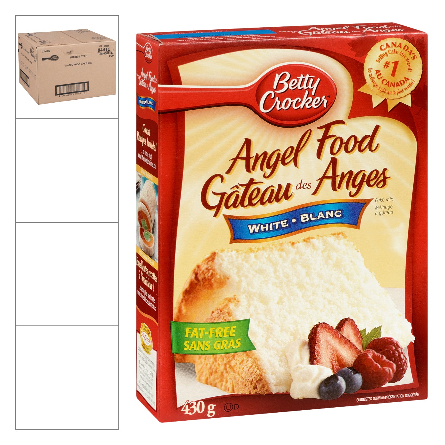 Betty Crocker Angel Food Cake Mix 12x430g [$4.16/ea]