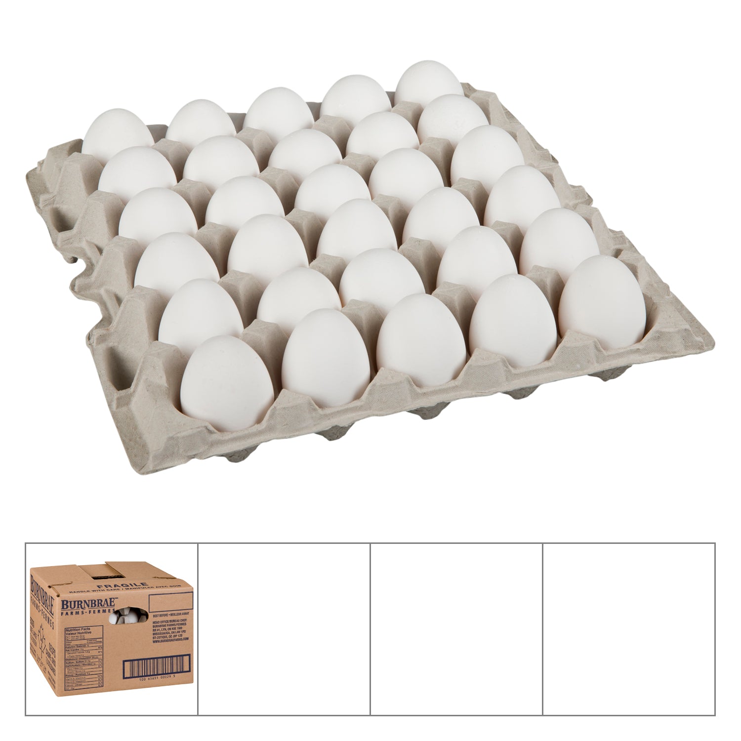 Burnbrae 7.5 Dozen Large Eggs [$0.25/ea]