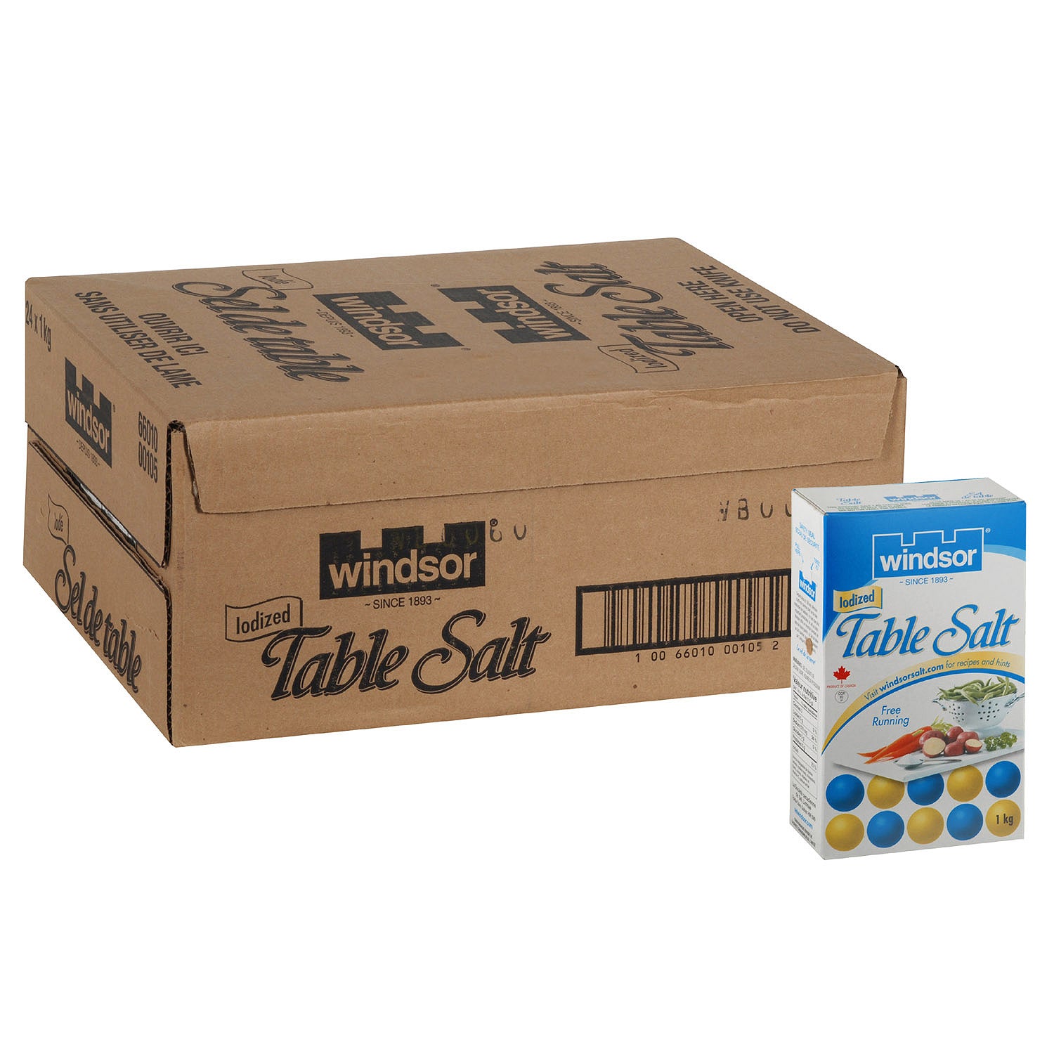 Windsor Table Salt 1kg [$2.99/ea]