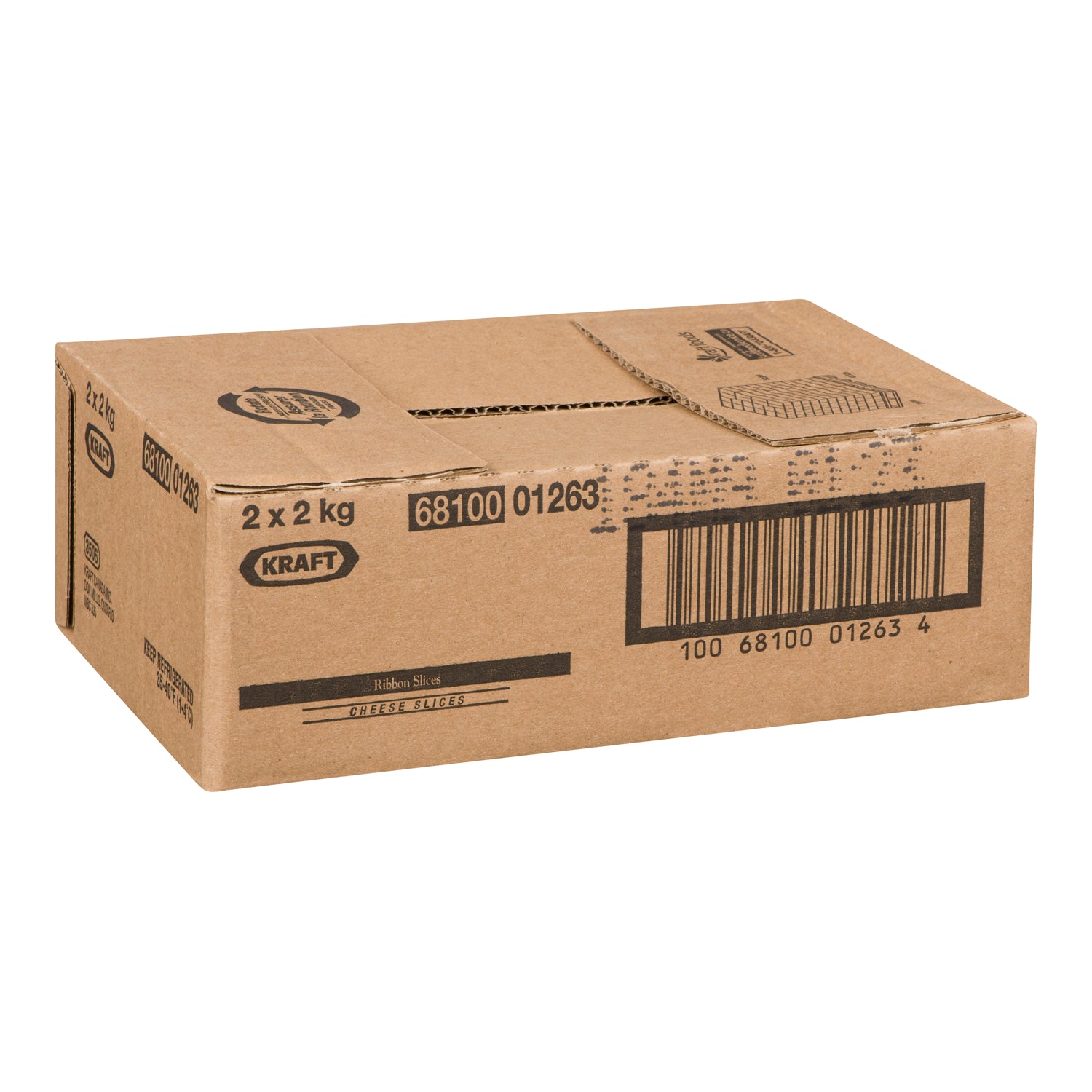 Kraft Ribbon Sliced Processed Cheese 2kg [$0.43/serving]