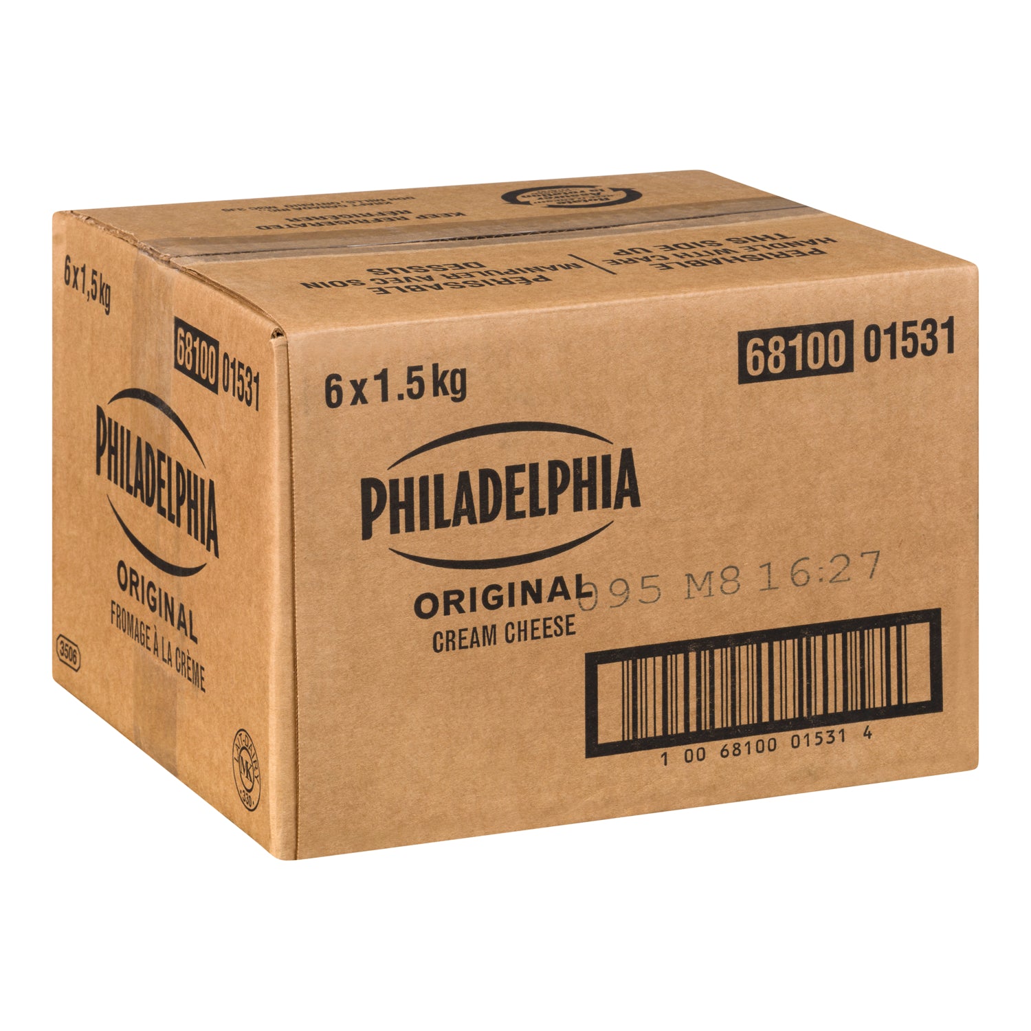 Kraft Philadelphia Cream Cheese 1.5kg [$1.73/100g]