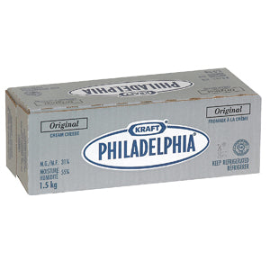 Kraft Philadelphia Cream Cheese 1.5kg [$1.66/100g]