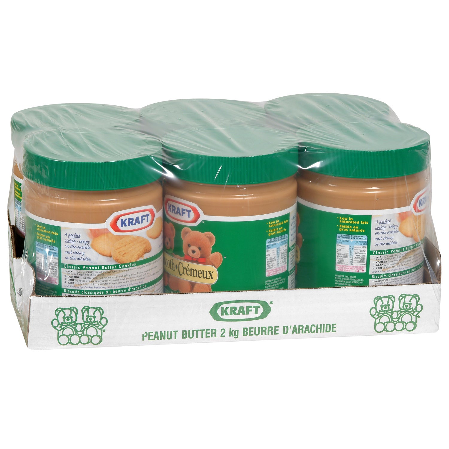 Kraft Peanut Butter Smooth 6x2kg [$21.19/ea]