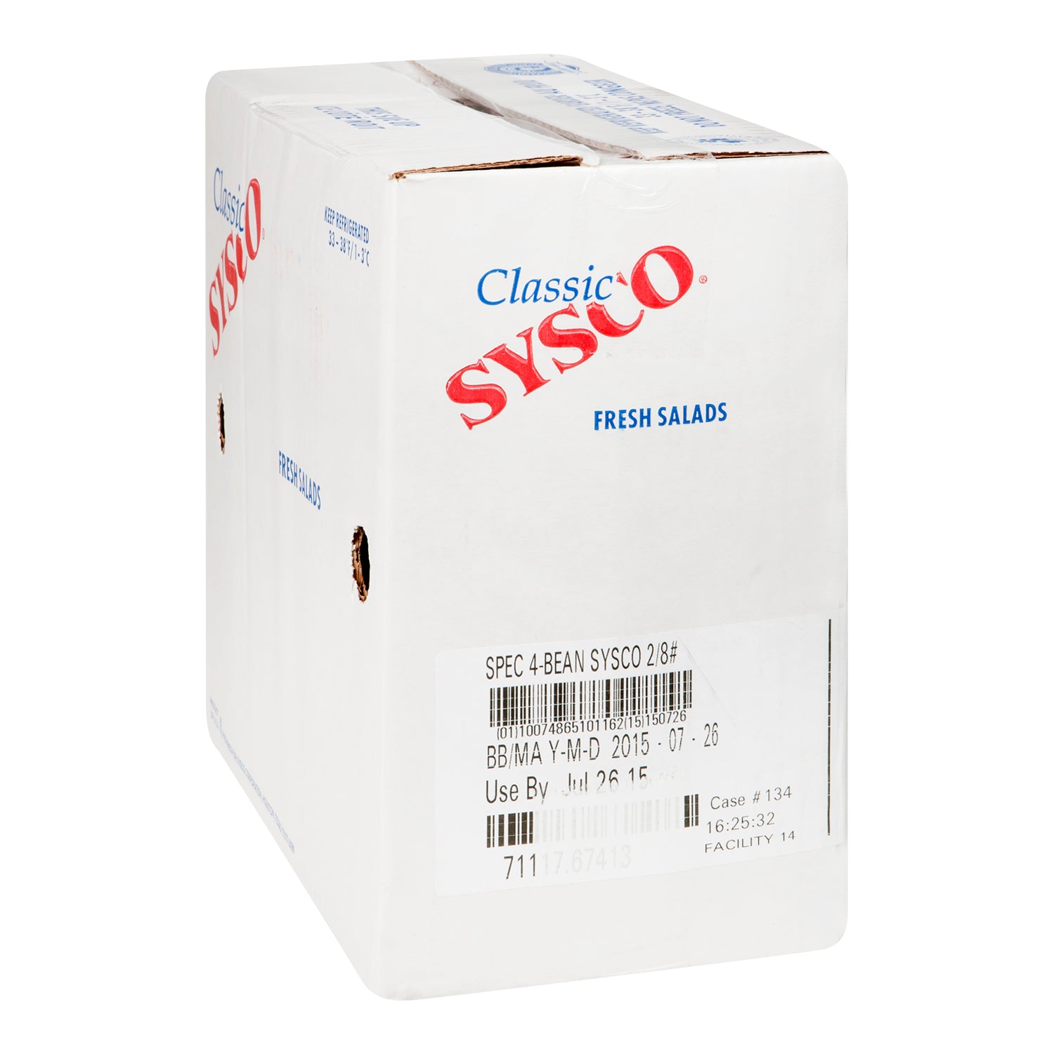 Sysco Classic Four Bean Salad 3.63kg [$0.77/serving]