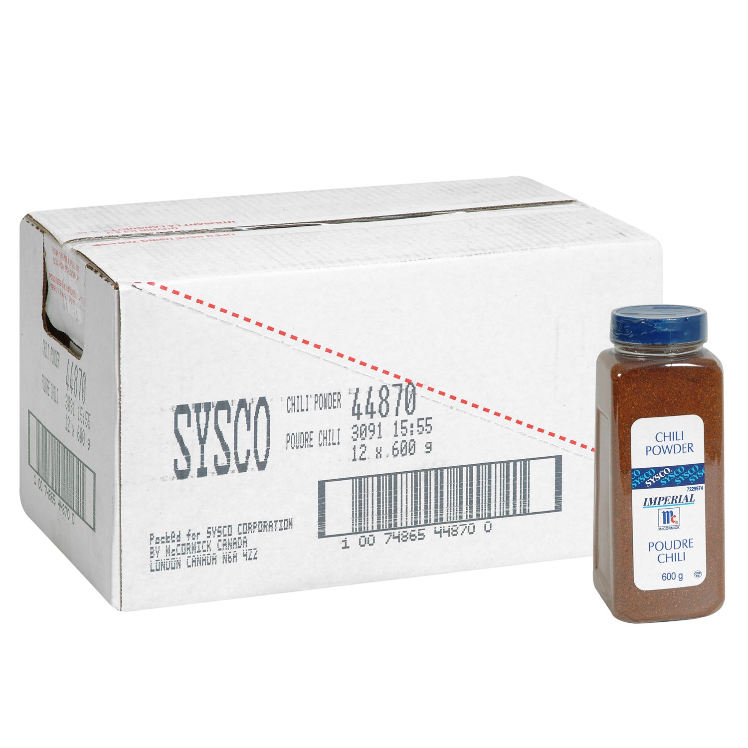 Sysco Imperial Chili Powder 600g [$2.63/100g]