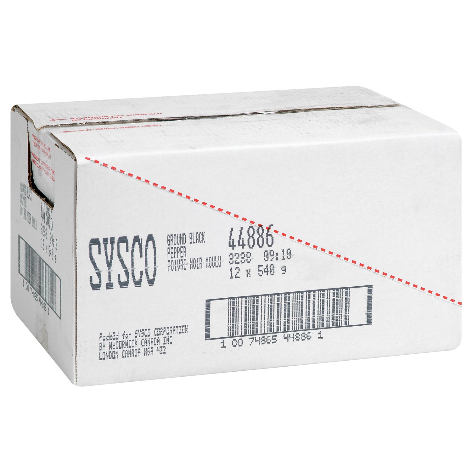 Sysco Imperial Ground Black Pepper 540g [$5.18/100g]