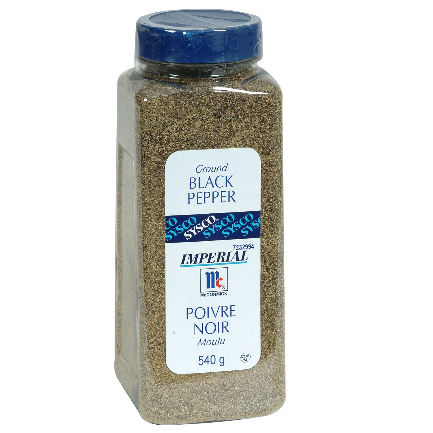 Sysco Imperial Ground Black Pepper 540g [$5.32/100g]