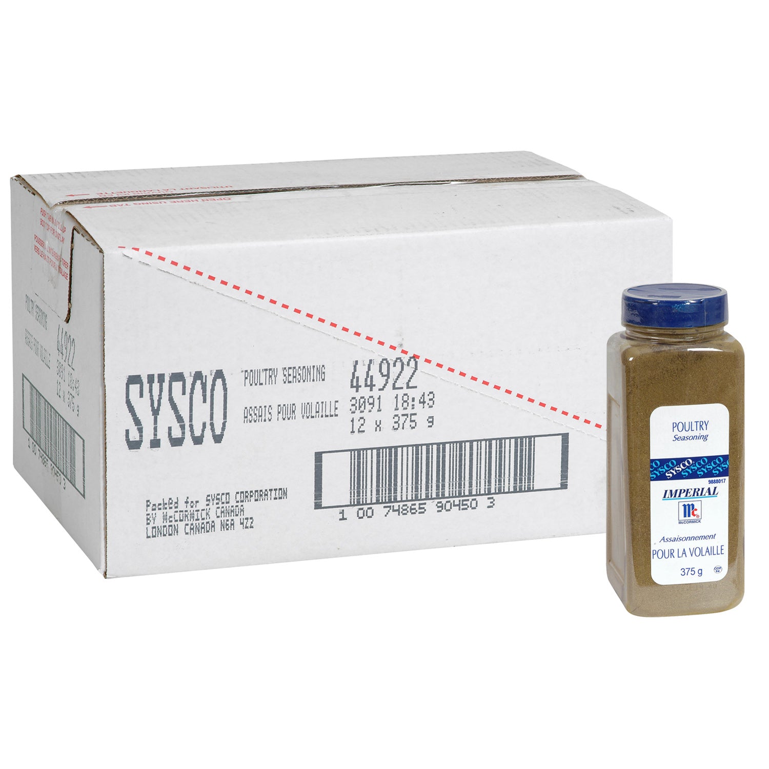 Sysco Imperial Poultry Seasoning 375g [$4.26/100g]