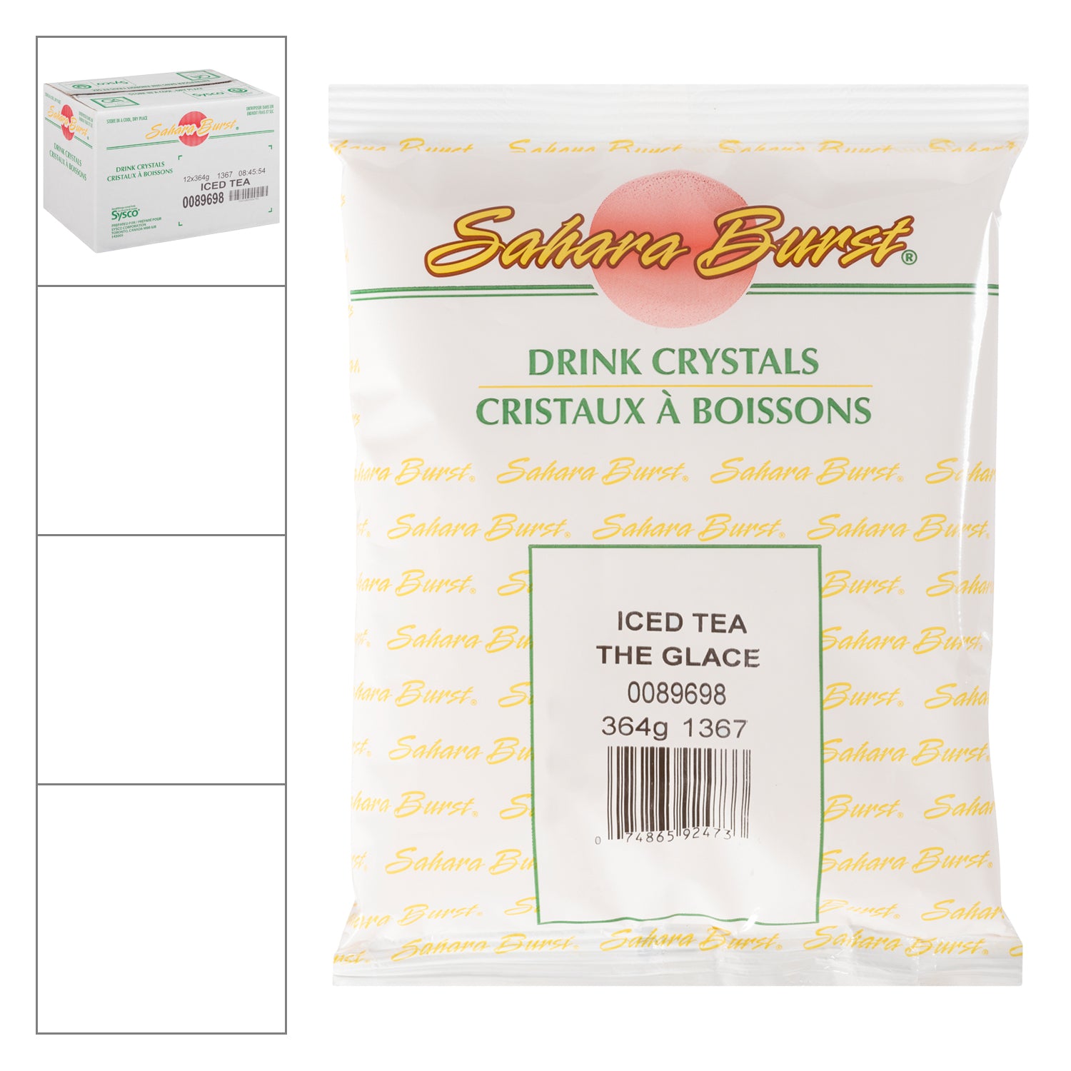 Sahara Burst Ice Tea Drink Crystals 12x364g [$3.08/ea]