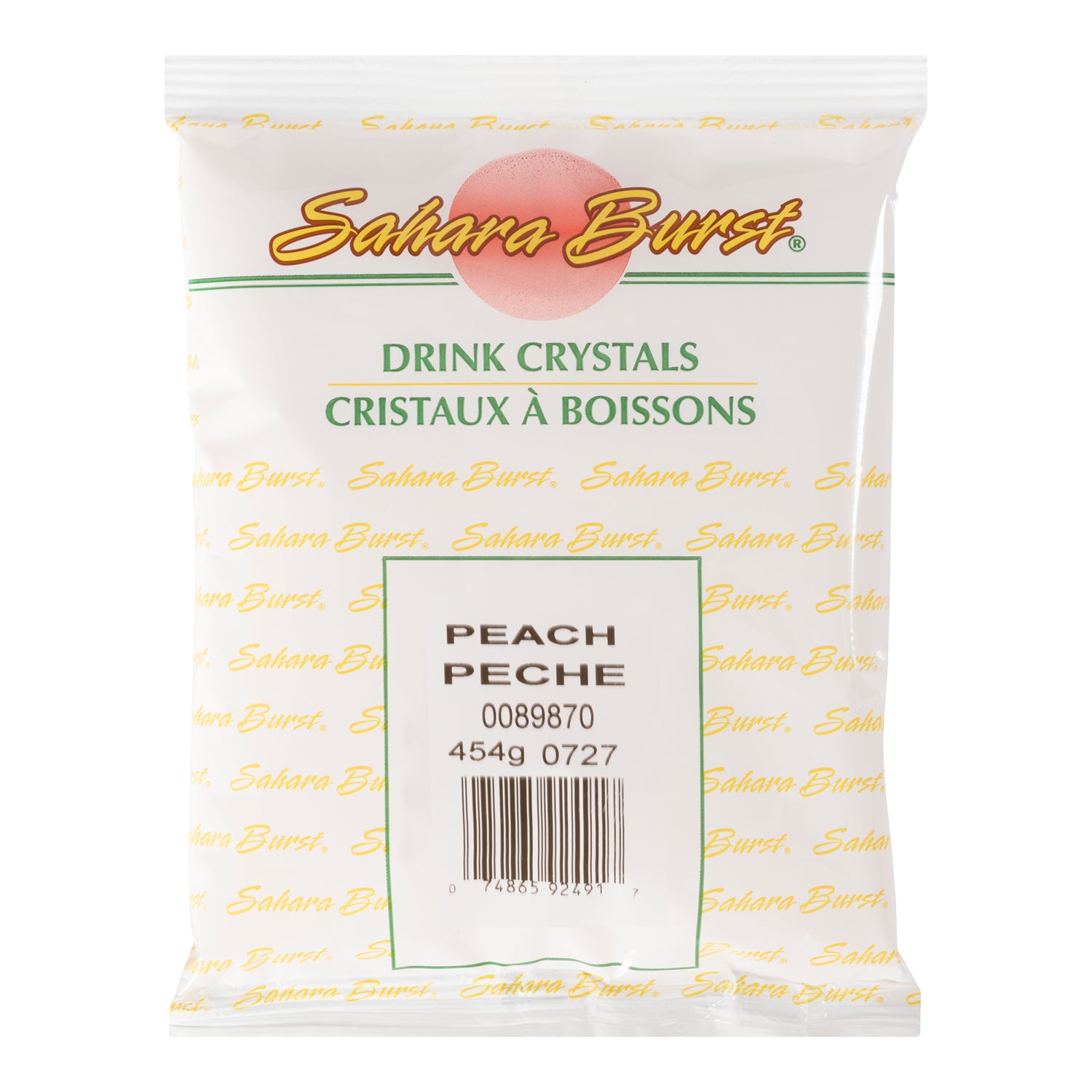 Sahara Burst Peach Drink Crystals 12x364g [$3.08/ea]