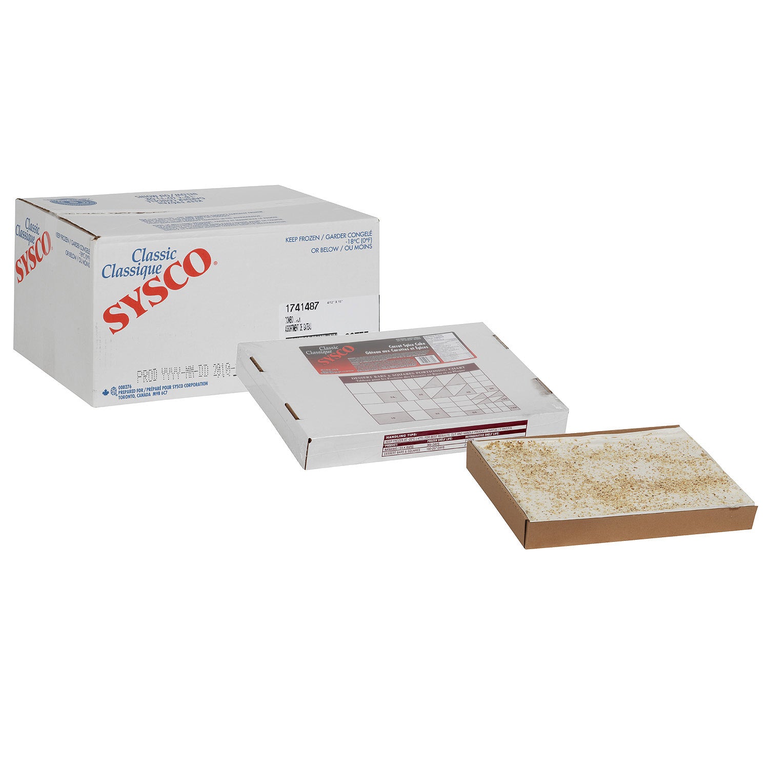 Sysco Classic Assorted Sheet Cakes 4ct [$0.47/serving]