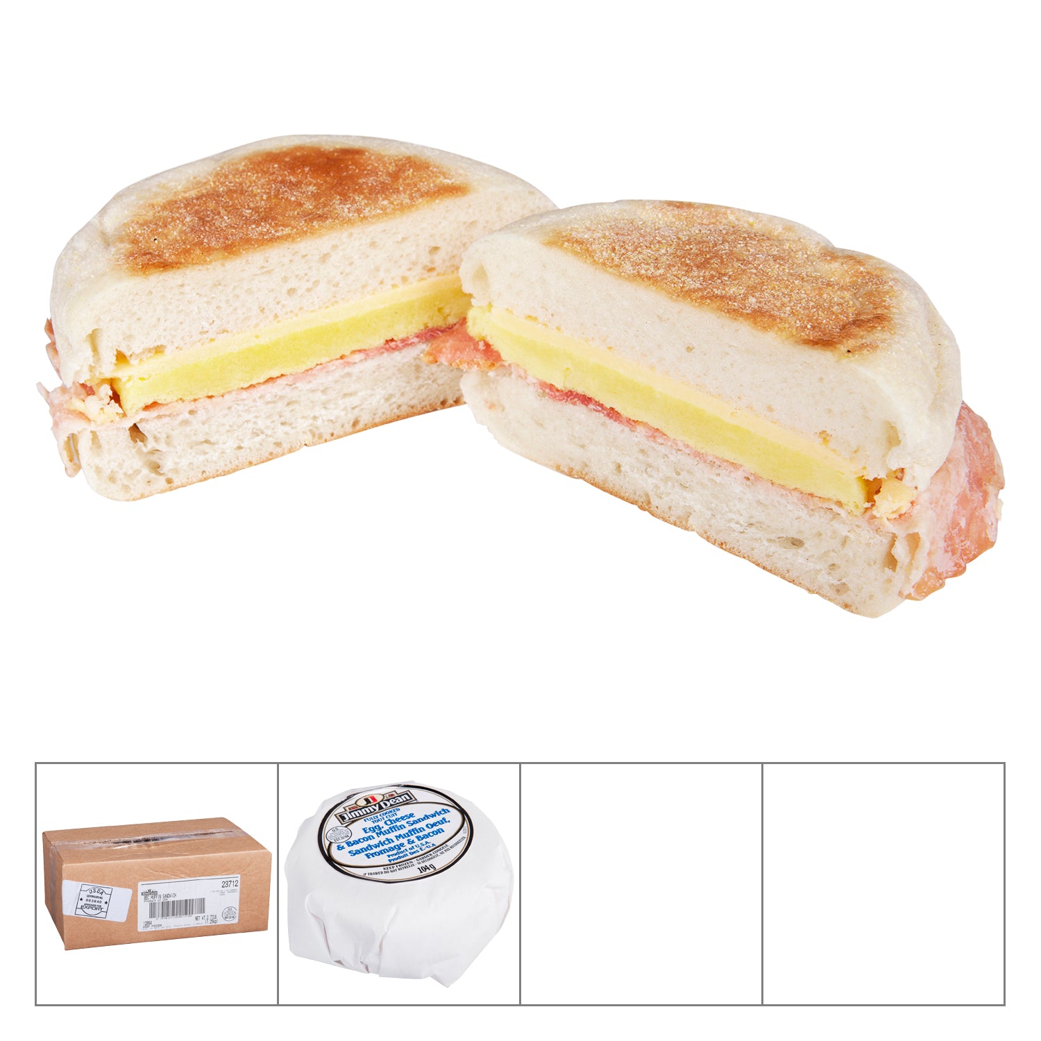 Jimmy Dean Bacon/Egg/Cheese Breakfast Muffins 12x104g [$2.49/ea]