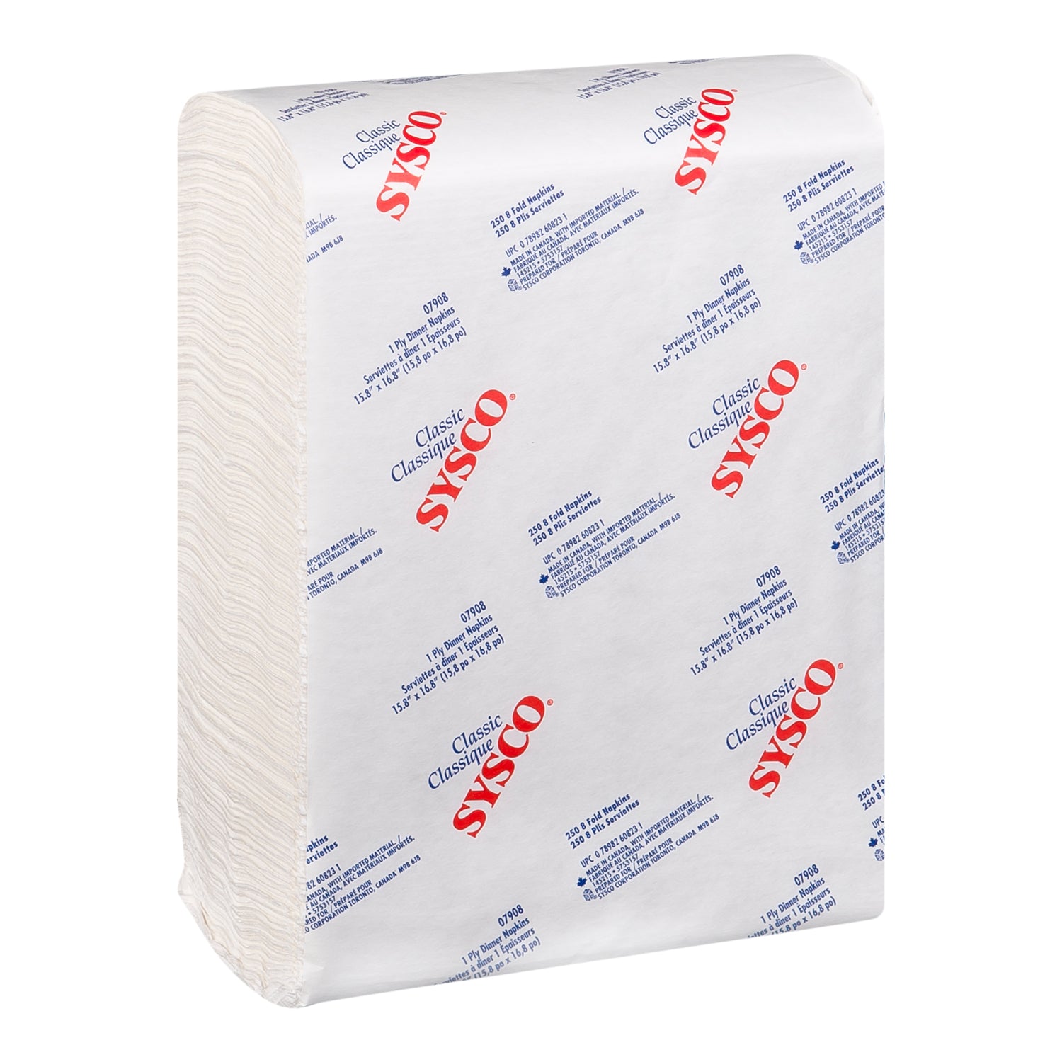 Sysco Classic Paper Napkins 12x250ct [$0.02/ea]