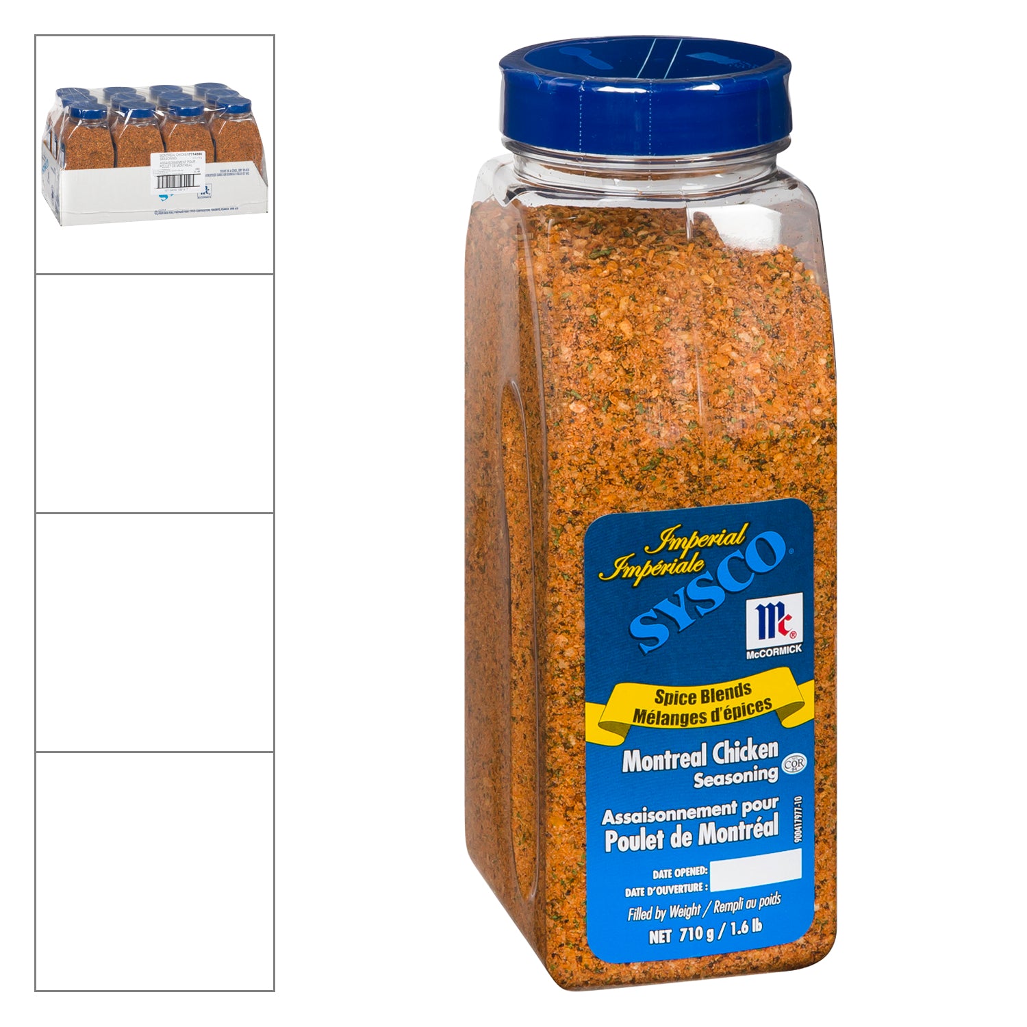 Sysco Imperial Spice Blends Montreal Chicken Seasoning 710g [$2.81/100g]