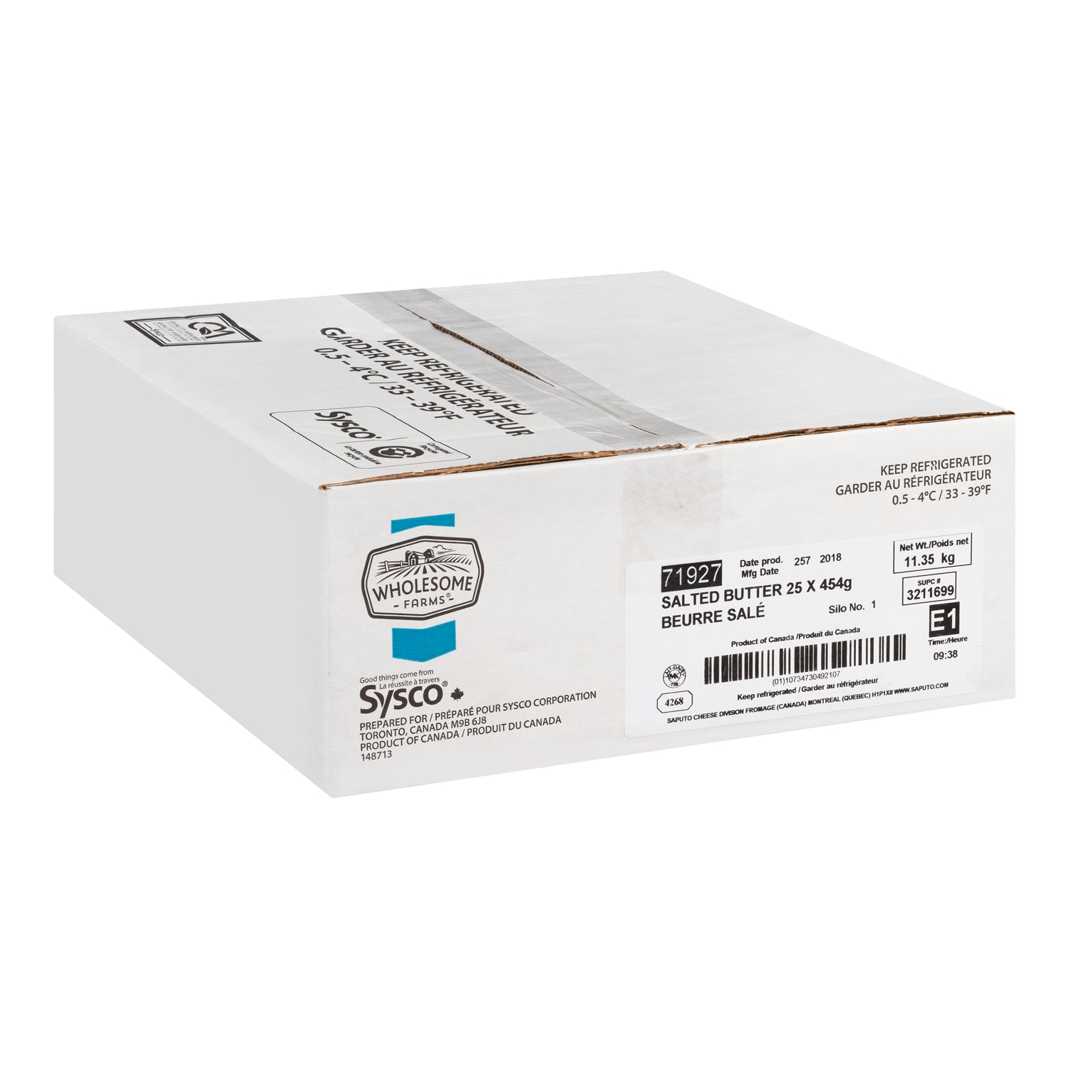 Wholesome Farms Imperial Salted Butter 454g [$8.30/ea]