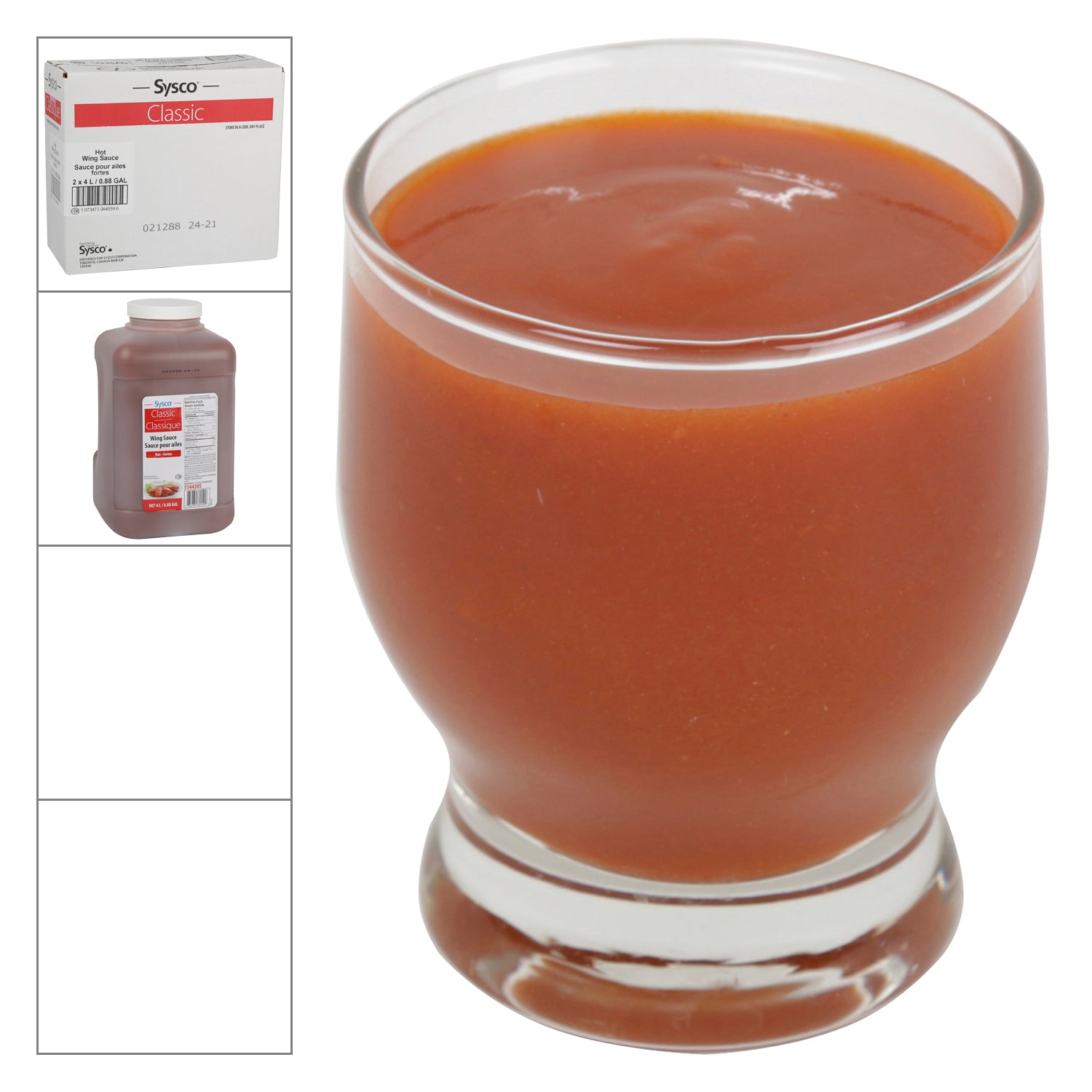 Sysco Classic Classic Hot Wing Sauce 2x4l [$0.74/100ml]