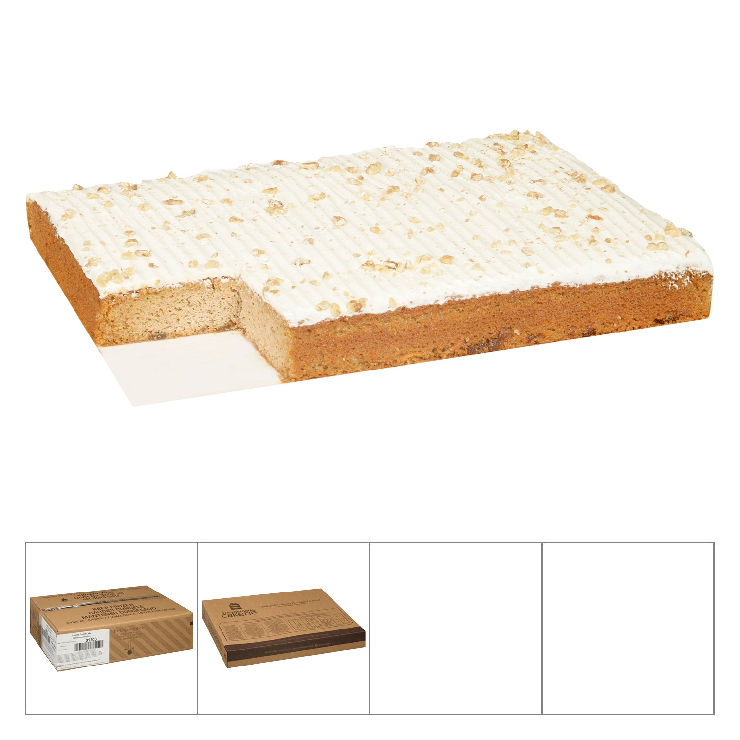 Cakerie Iced Country Carrot Sheet Cake 2x2.8kg [$0.67/serving]