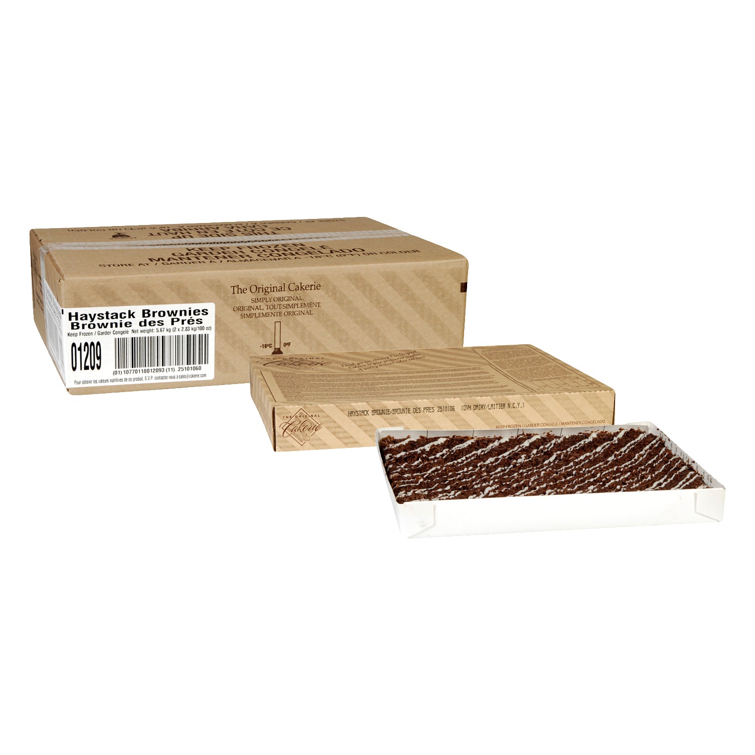 Cakerie Brownie Haystack Sheet Cake 2x2.83kg [$0.83/serving]