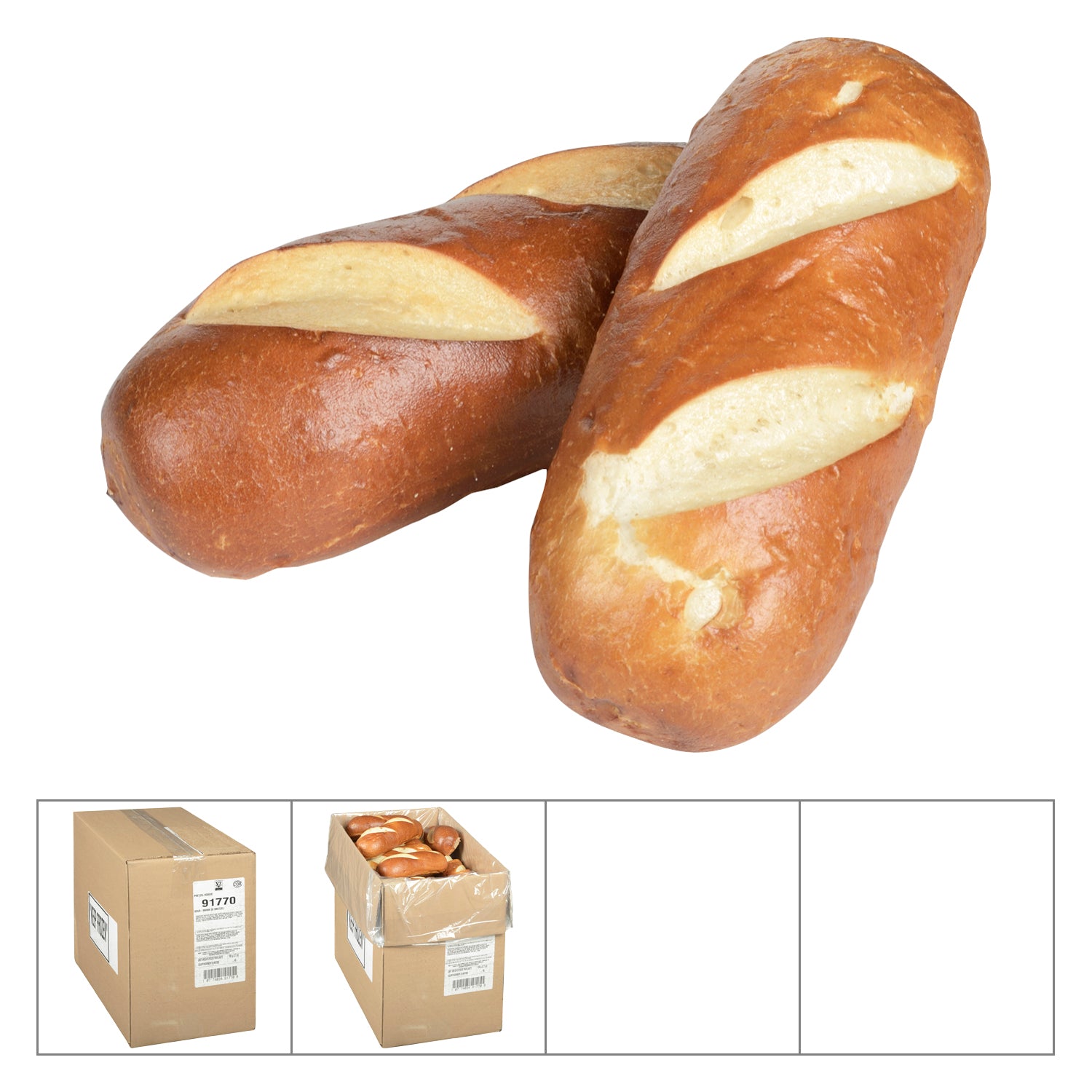 Backerhaus Pretzel Hoagie Buns 45ct [$1.15/ea]