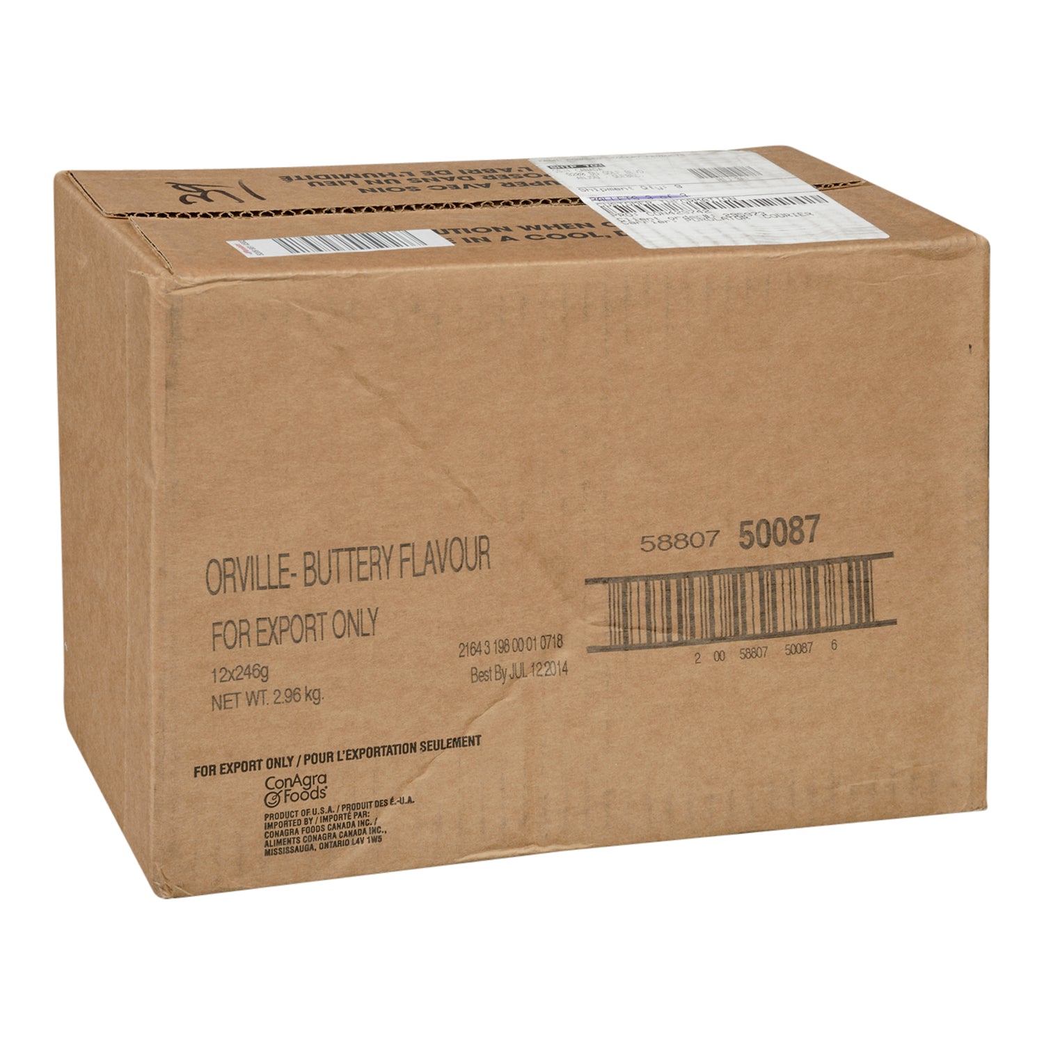 Orville Redenbacher's Microwaveable Butter Flavour Popcorn 36x82g [$1.44/ea]