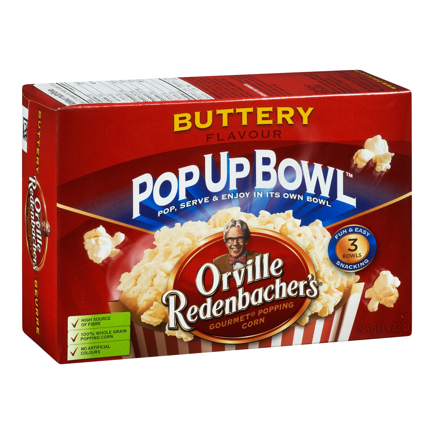 Orville Redenbacher's Microwaveable Butter Flavour Popcorn 36x82g [$1.44/ea]