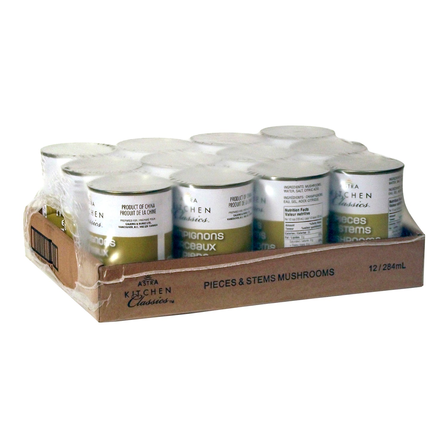 Astra Kitchen Classics Mushrooms Stems & Pieces 12x284ml [$1.83/ea]