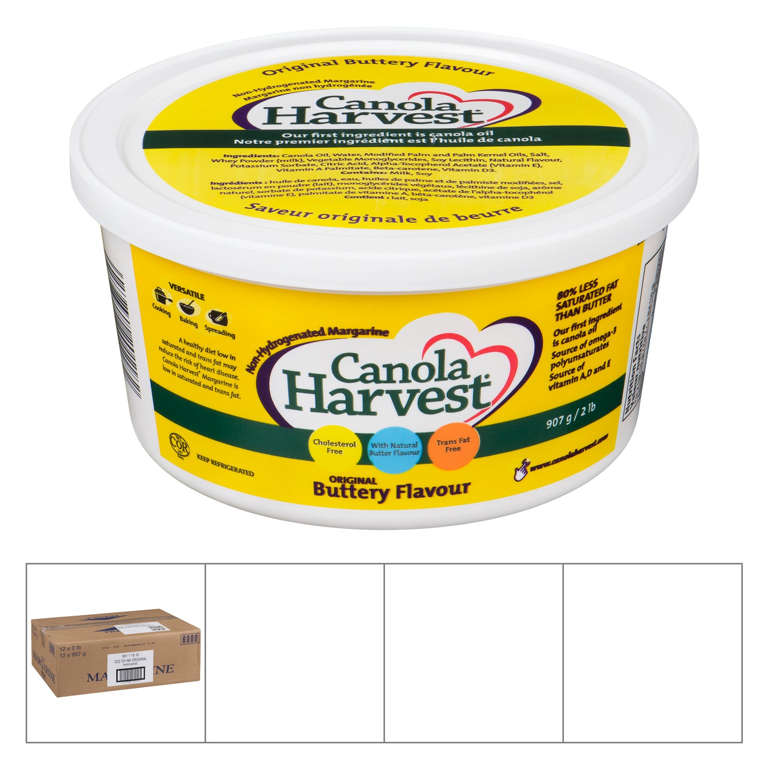 Canola Harvest Margarine 12x907g [$4.83/ea]