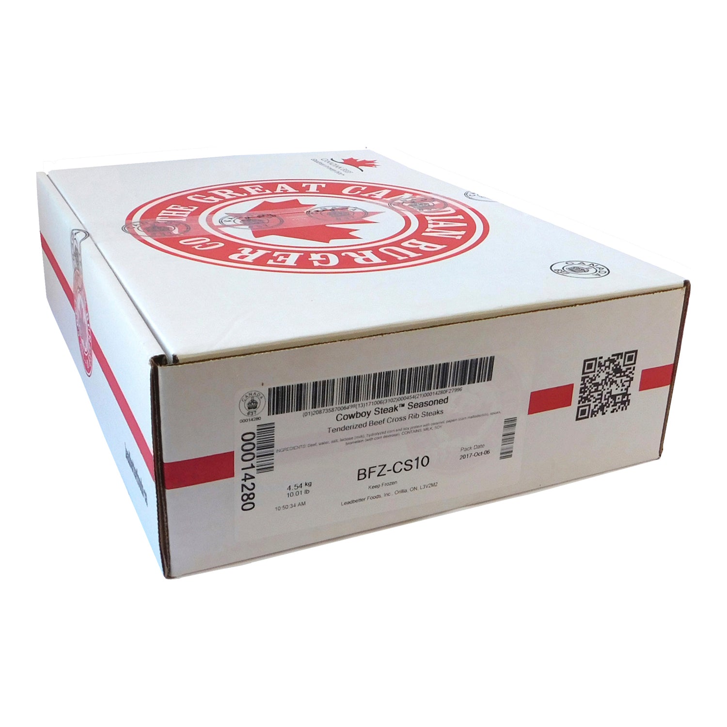 Leadbetters Marinated Cowboy Steaks 20x227g [$4.99/ea]
