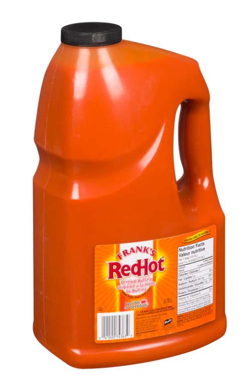 Franks Red Hot Buffalo Wings Sauce 2x3.78l [$0.63/100ml]