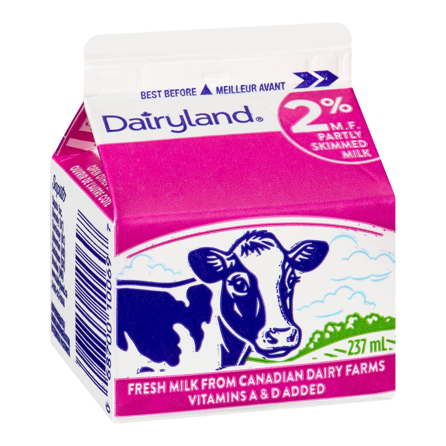 Dairyland 2% Milk 48x237ml [$0.41/ea]