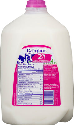 Dairyland 2% Milk 4l [$1.49/l]