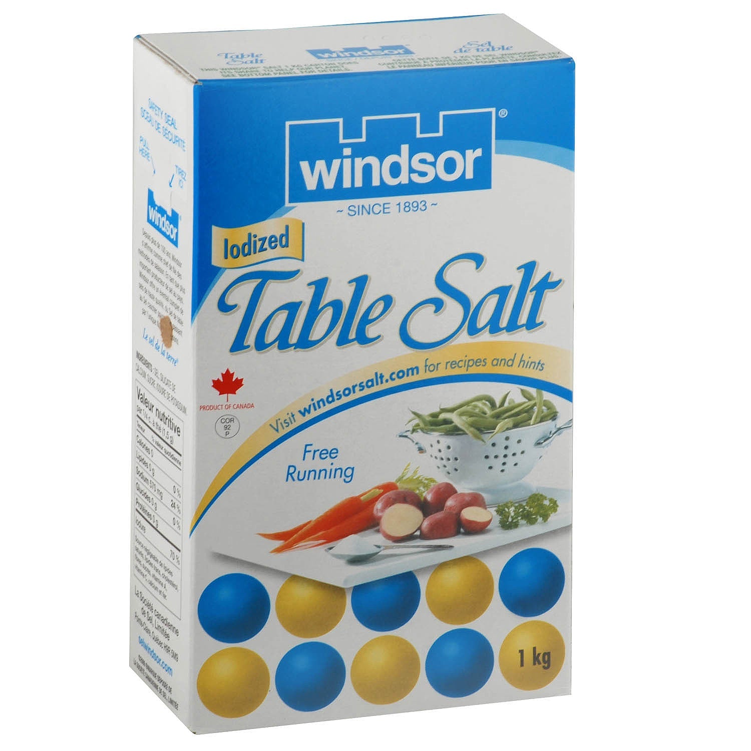 Windsor Table Salt 1kg [$4.89/ea]